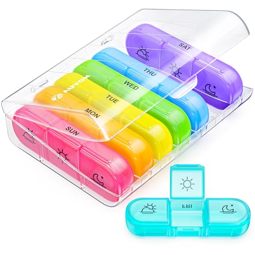 organizador semanal de pastillas AUVON grande