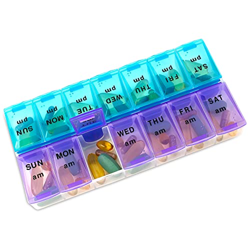 organizador semanal de pastillas grande