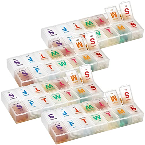 organizador semanal de pastillas grande