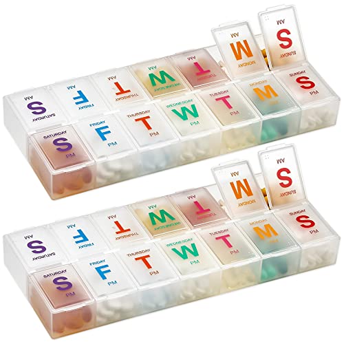 organizador semanal de pastillas grande
