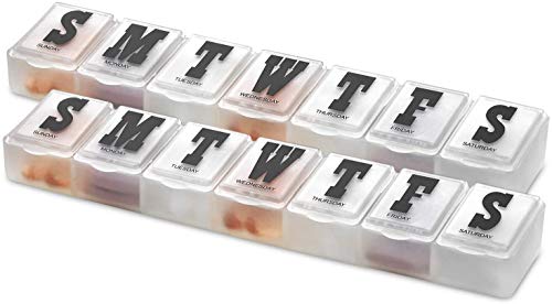 organizador semanal de pastillas práctico