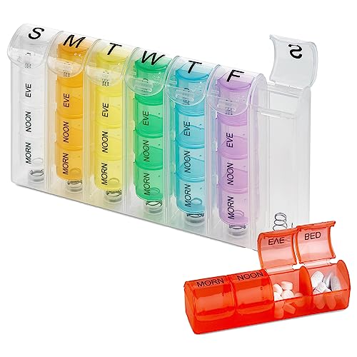 organizador semanal de pastillas práctico