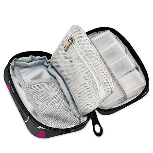 Organizador semanal portátil para suplementos