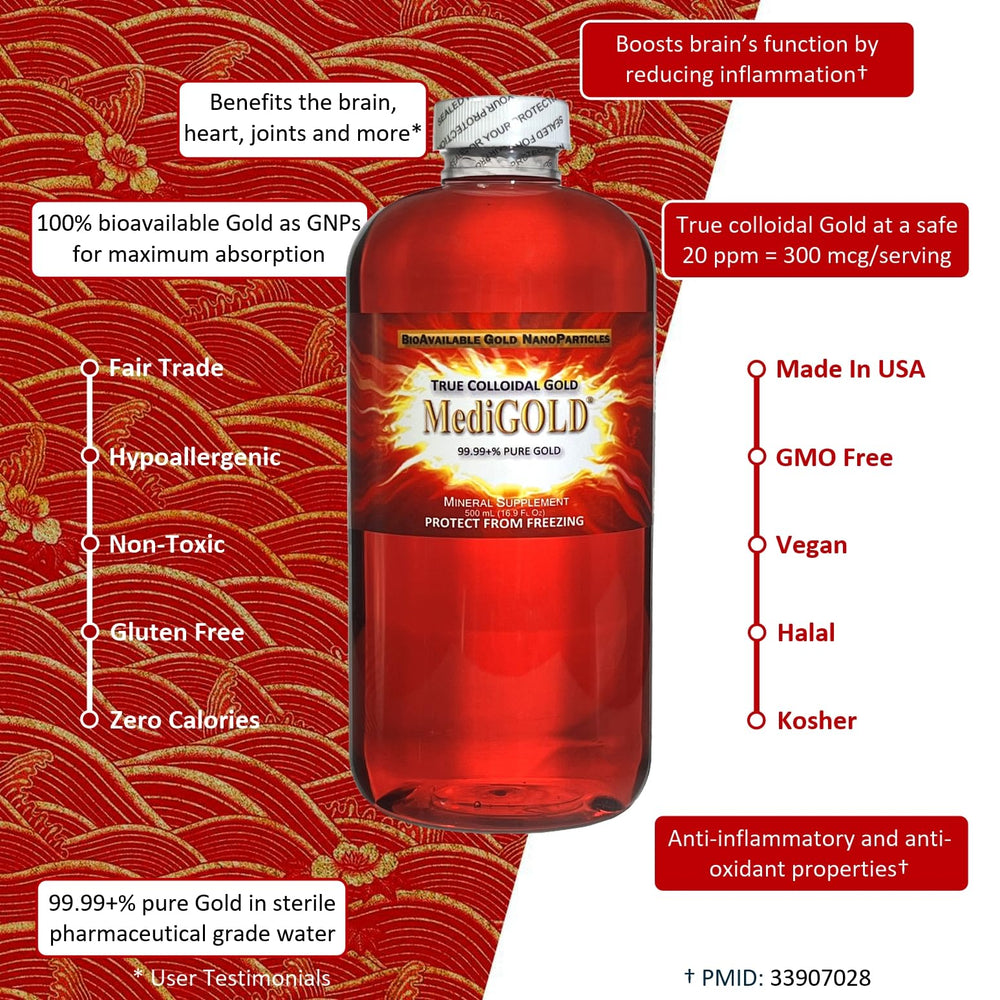 Oro coloidal 500 ml MediGOLD