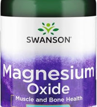 óxido de magnesio Swanson 500 mg