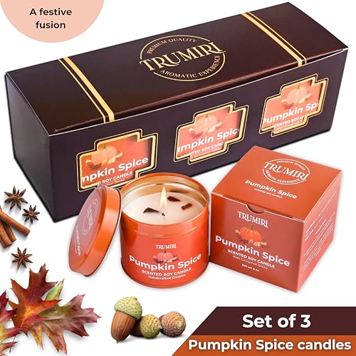 pack de velas de calabaza para decoración