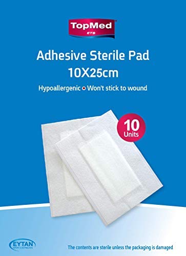 pad de adhesivo estéril para heridas