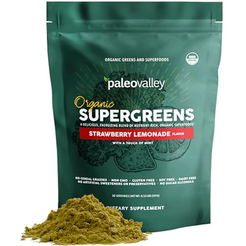 Paleovalley Supergreens polvo verde orgánico