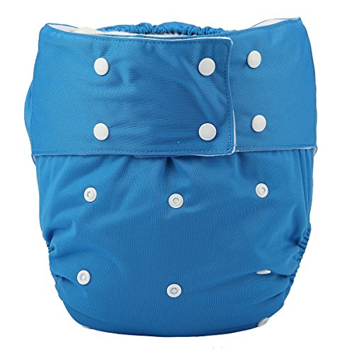 pañales de tela reutilizables azules