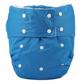 pañales de tela reutilizables azules