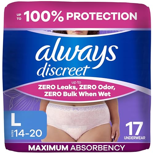 pañales desechables Always Discreet para mujeres