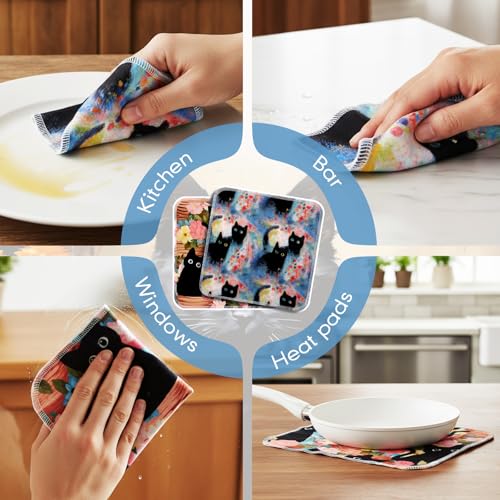 paños de cocina reutilizables y suaves