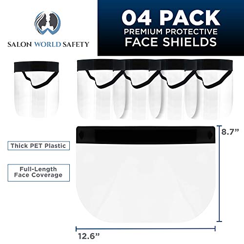 Pantallas faciales transparentes para uso diario