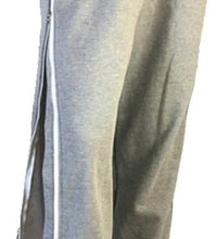 pantalones con cremallera lateral para pacientes