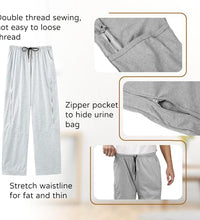 pantalones con cremallera para fácil acceso