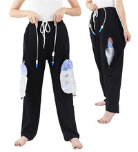 pantalones con soporte para bolsa de orina