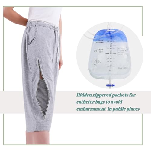 pantalones cortos para ostomía para hombres