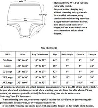 pantalones de plástico para mayor seguridad