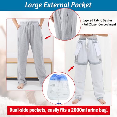 pantalones negros con bolsillos ocultos