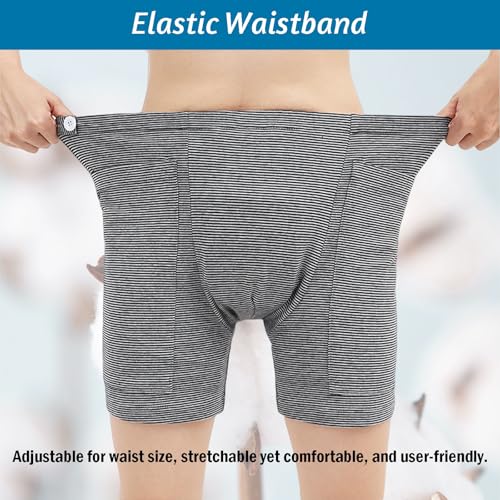 pantalones ostomía 3XL para ajuste perfecto