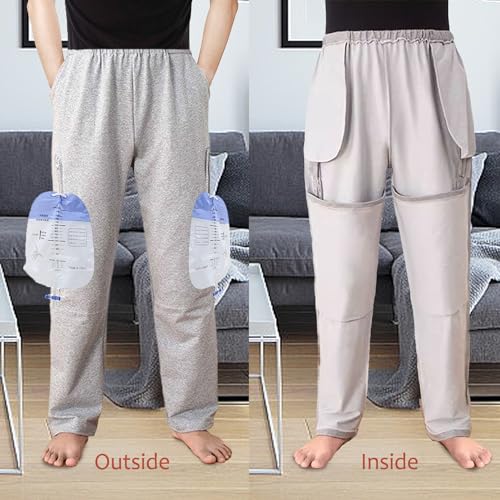 pantalones para catéter Foley con soporte