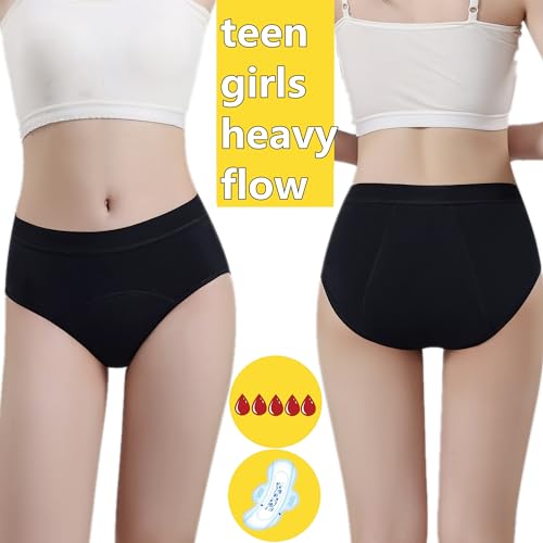 Panties absorbentes de algodón para chicas