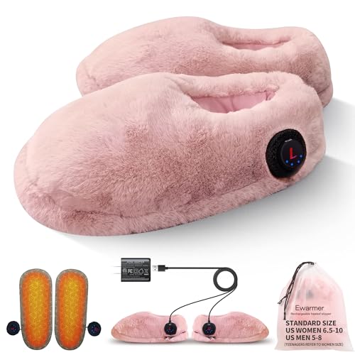 pantuflas calentadoras recargables para pies