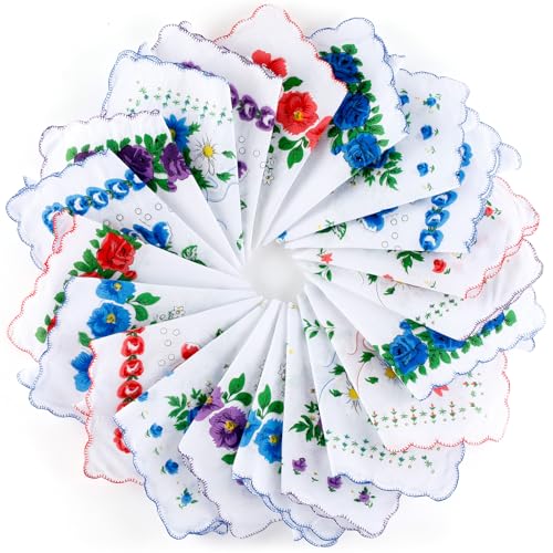 pañuelos de algodón estampado floral