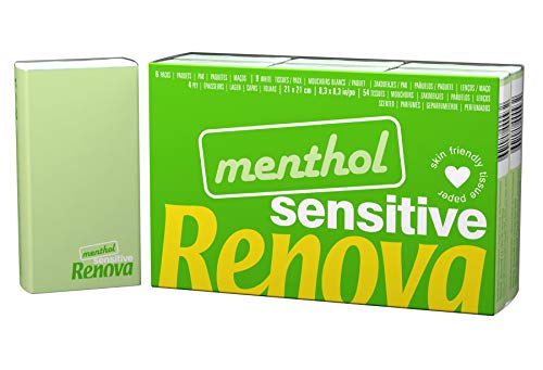 pañuelos renova mentol suaves para la piel