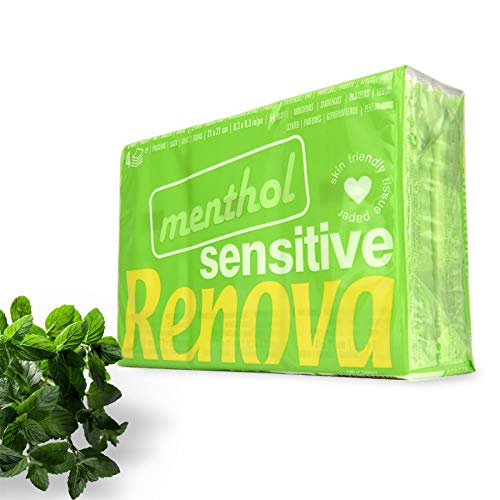 pañuelos renova sensibles con mentol para alergias