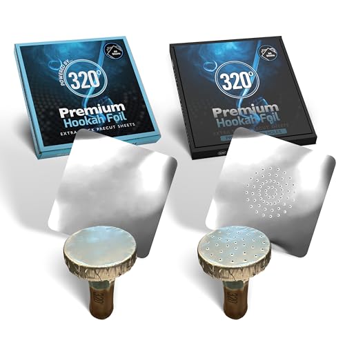 Papel de aluminio 320° para fumar