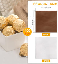papel de aluminio para chocolates
