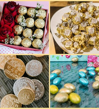 papel de aluminio para regalos de dulces