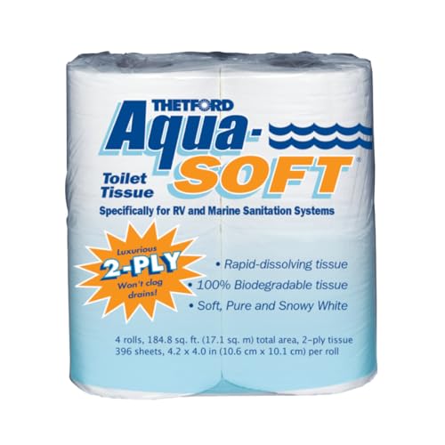 Papel higiénico Aqua-Soft para RV