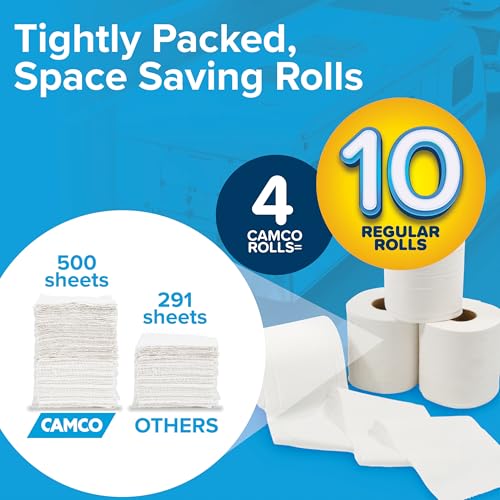 Papel higiénico Camco para sanitarios