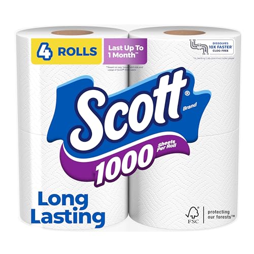Papel higiénico Scott suave y resistente