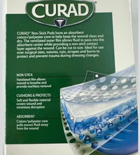 paquete de 10 compresas Curad 3x4 pulgadas