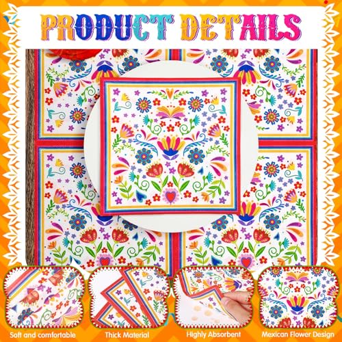 paquete de 100 servilletas coloridas