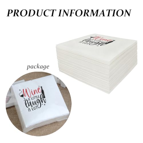 paquete de 100 servilletas para vino