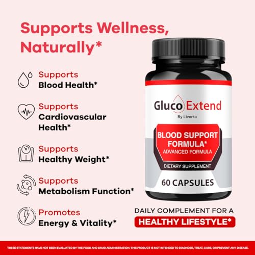 Paquete de 2 Gluco Extend beneficios