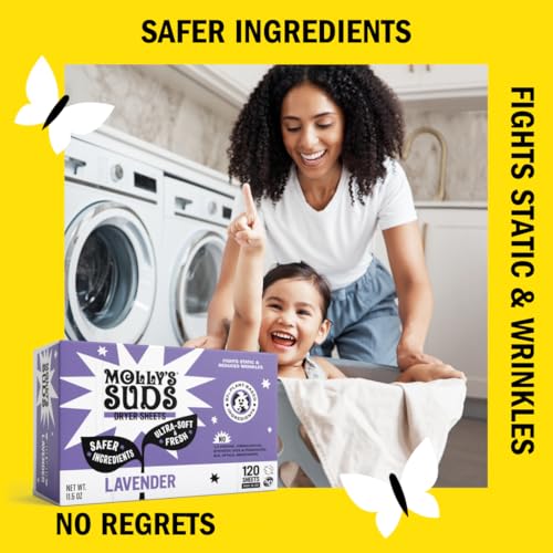 Paquete de 2 hojas de secadora Molly's Suds