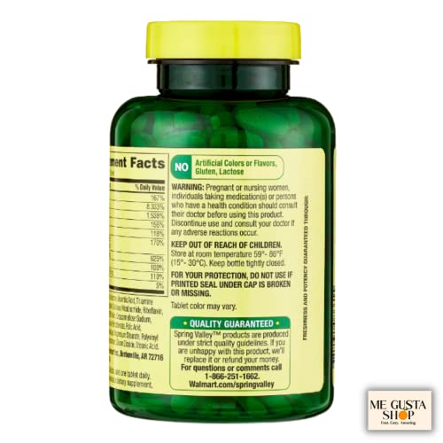 paquete de 2 tabletas de vitaminas