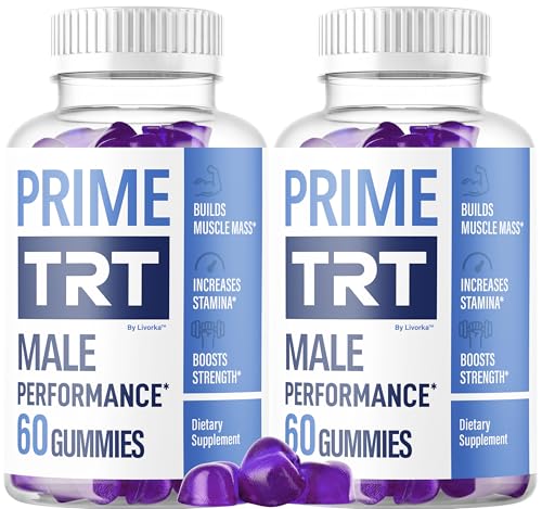 Paquete de 2 TRT Gummies para hombres