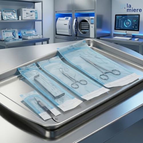 paquete de 200 bolsas de esterilización