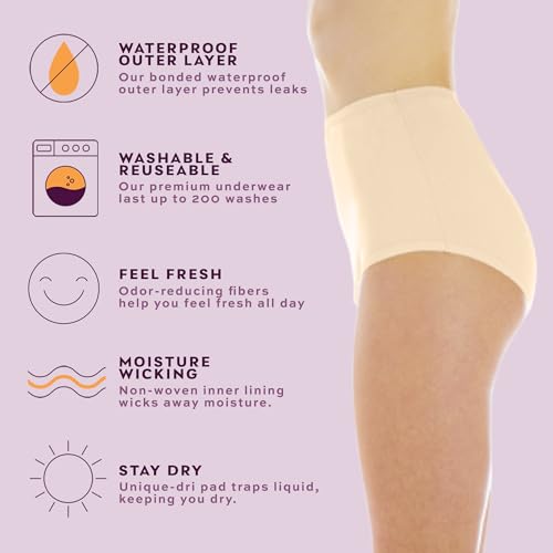paquete de 3 bragas beige