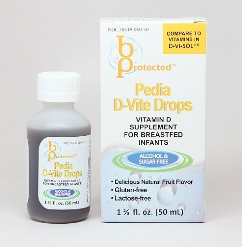 Paquete de 3 gotas Pedia D-Vite para niños