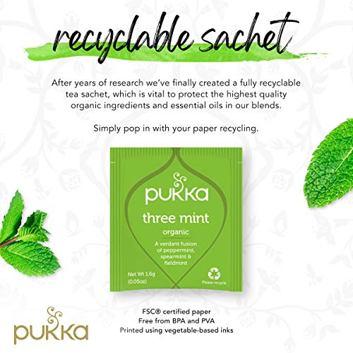 paquete de 3 té de menta