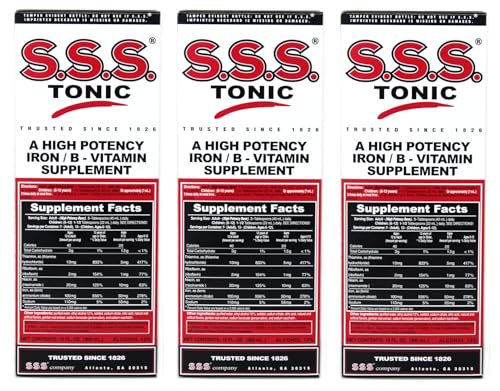 paquete de 3 tonic SSS multivitaminas