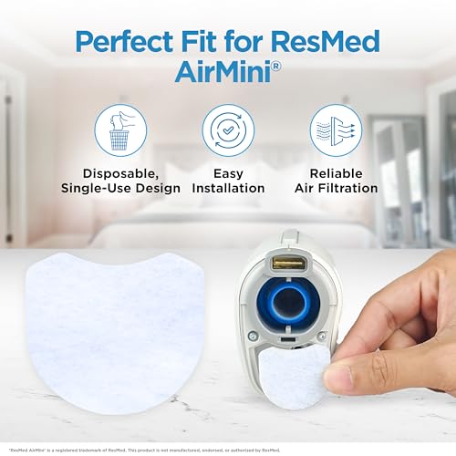 paquete de 30 filtros cpap viaje