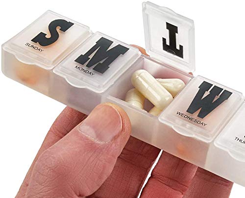 paquete de 4 organizadores de pastillas